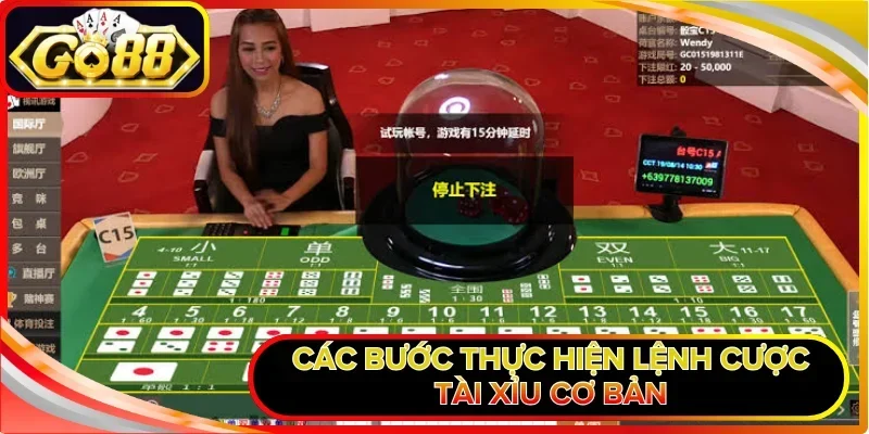 Tài Xỉu Ăn Tiền GO88 - Game Trực Tuyến Đổi Thưởng Siêu Tốc 2 Các bước thực hiện lệnh cược Tài Xỉu cơ bản